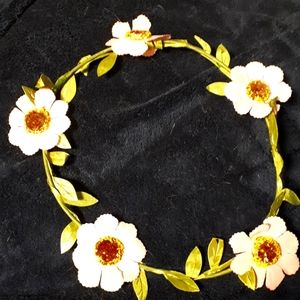 Light pink floral headband